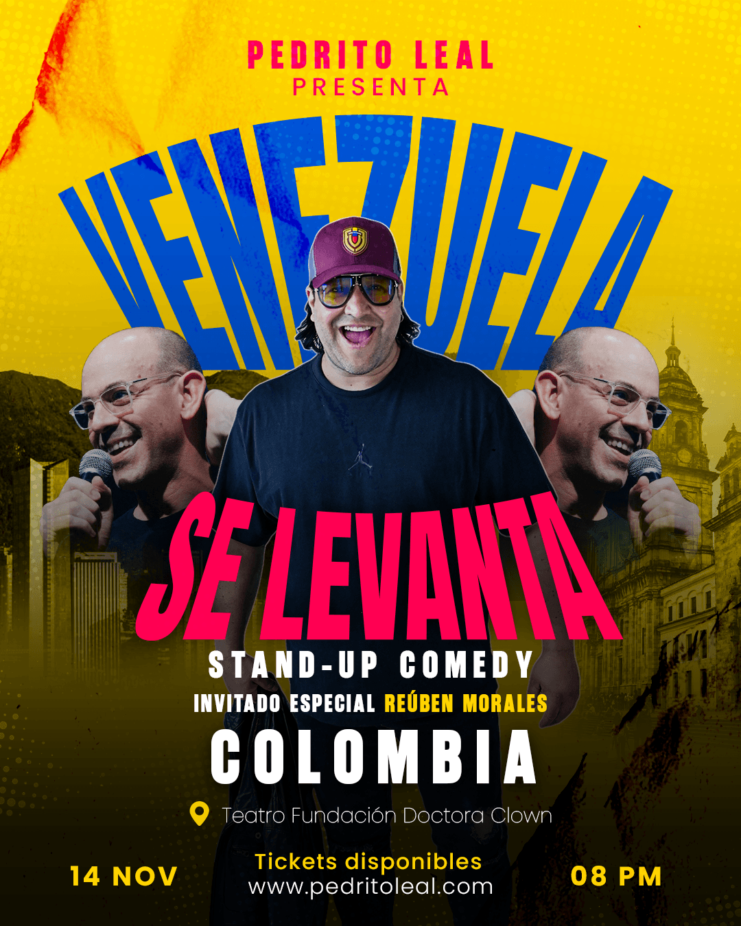 Pedro Leal en Colombia — Venezuela Se Levanta en Bogotá