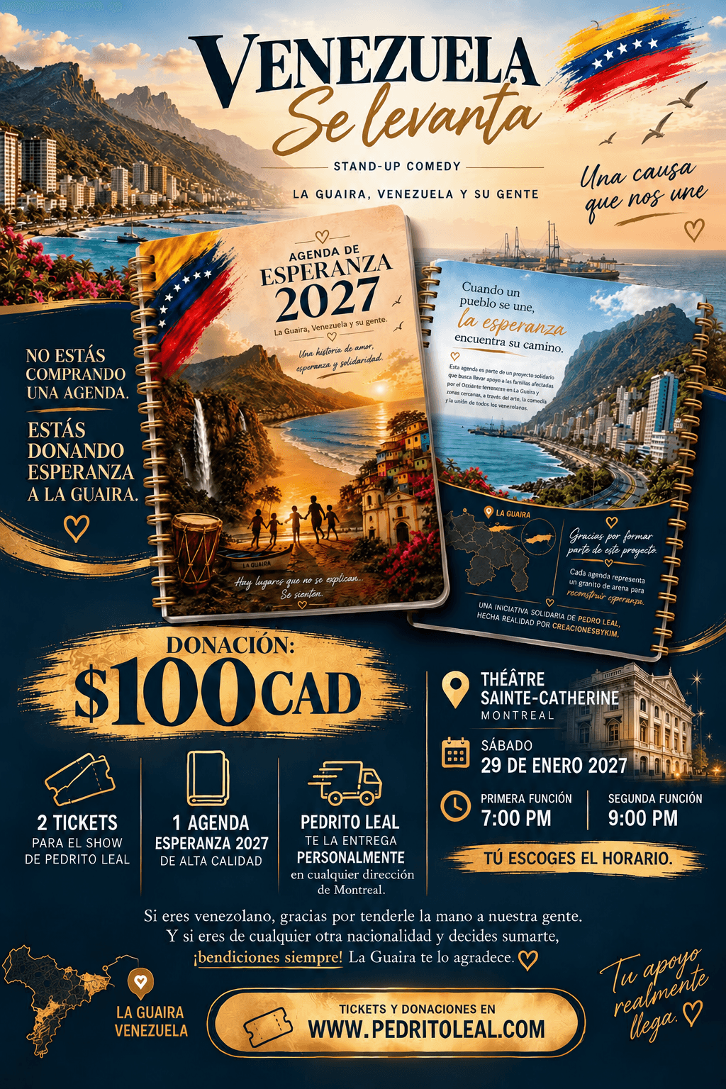 Montreal se levanta por La Guaira — Agenda de Esperanza 2027
